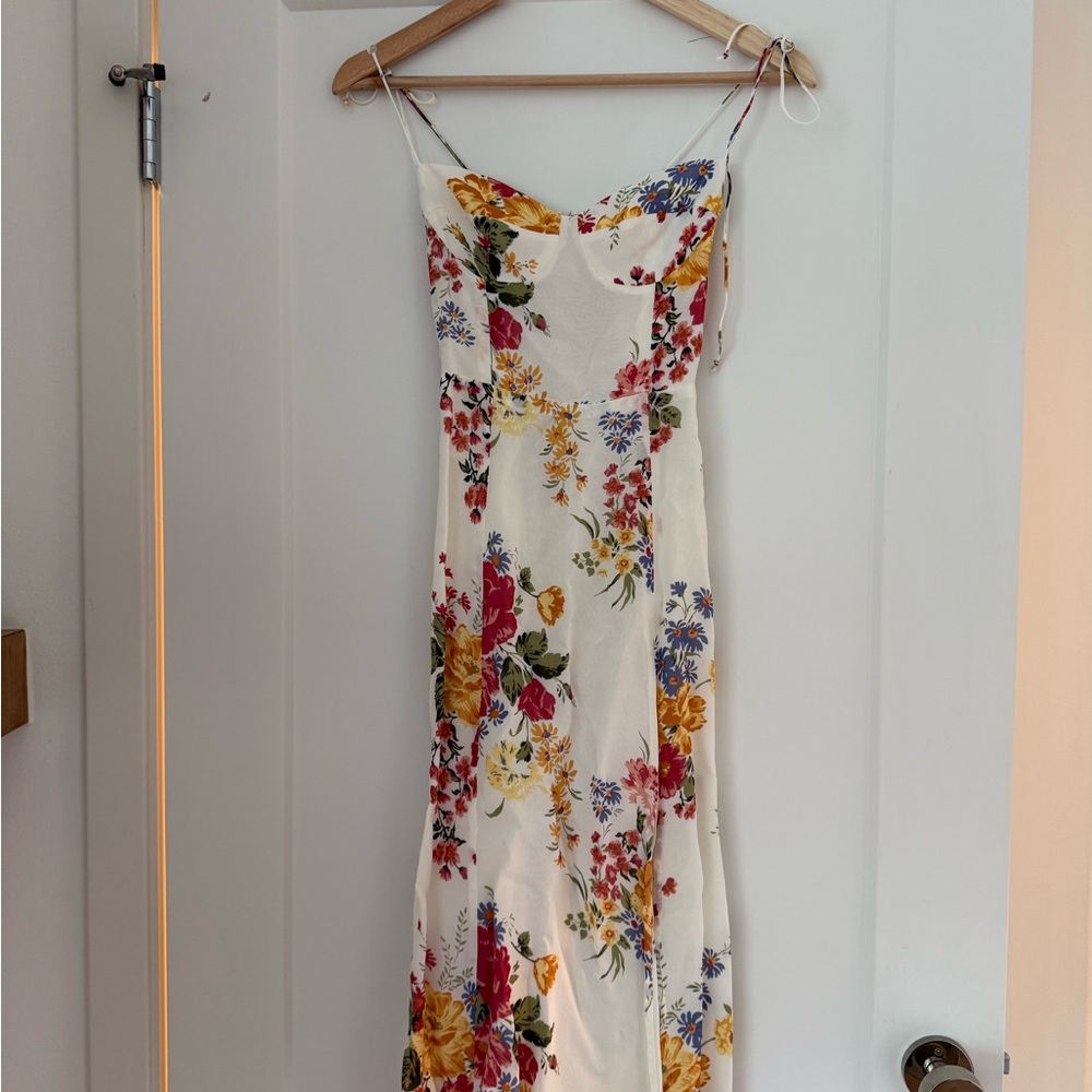 Reformation Multicolor Floral Maxi Dress